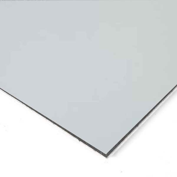 Falken Design 12 in. x 12 in. x 1/4 in. Thick Aluminum Composite ACM White Sheet