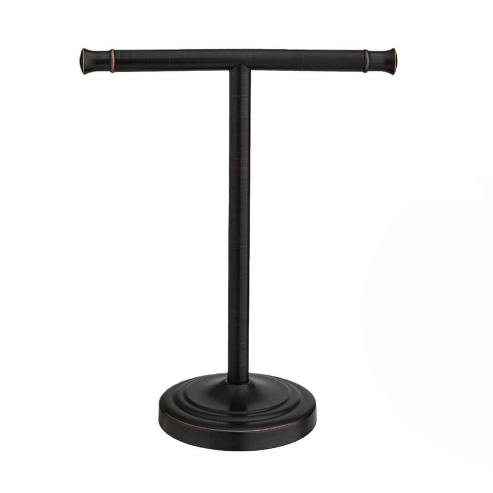 13 in. H x 10.5 in. L Freestanding Stainless Steel Towel Bar in Oil Rubbed Bronze, T-Shape Towel Rack, Towel Stand price history on PriceWatchPro