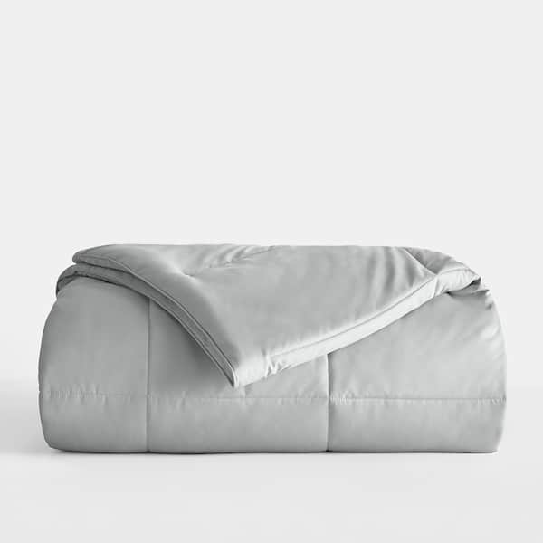 Becky Cameron Performance Microfiber Light Gray Solid King/Calking Comforter