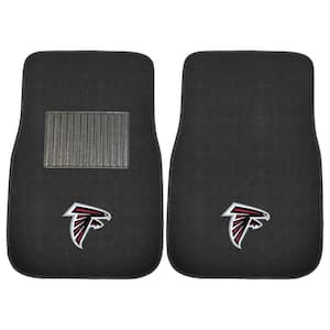 NFL Atlanta Falcons 2-Piece 17 in. x 25.5 in. Carpet Embroidered Car Mat