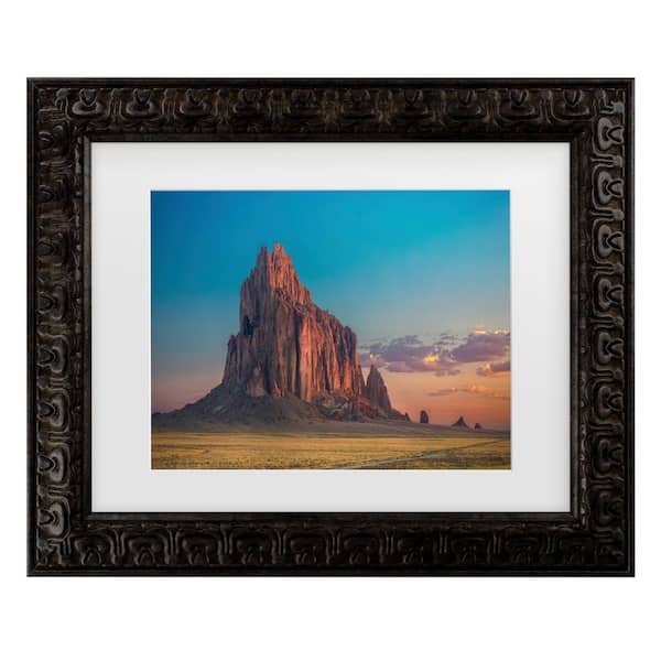 Trademark Fine Art Michael Zheng Morning Glory On Tse Bit Ai Matted Framed Photography Wall Art 19.5 in. x 23.5 in