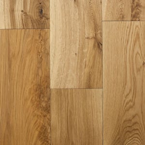 Castlebury Natural Eurosawn White Oak 3/4 in. T x 4 in. W x Random Length Solid Hardwood Flooring (16 sq. ft./case)