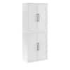 Bartlett Tall Storage Pantry White - 2 Stackable Pantries - Crosley  KF33021WH