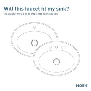 Hensley Single Hole Single-Handle Bathroom Faucet in Spot Resist Brushed Nickel