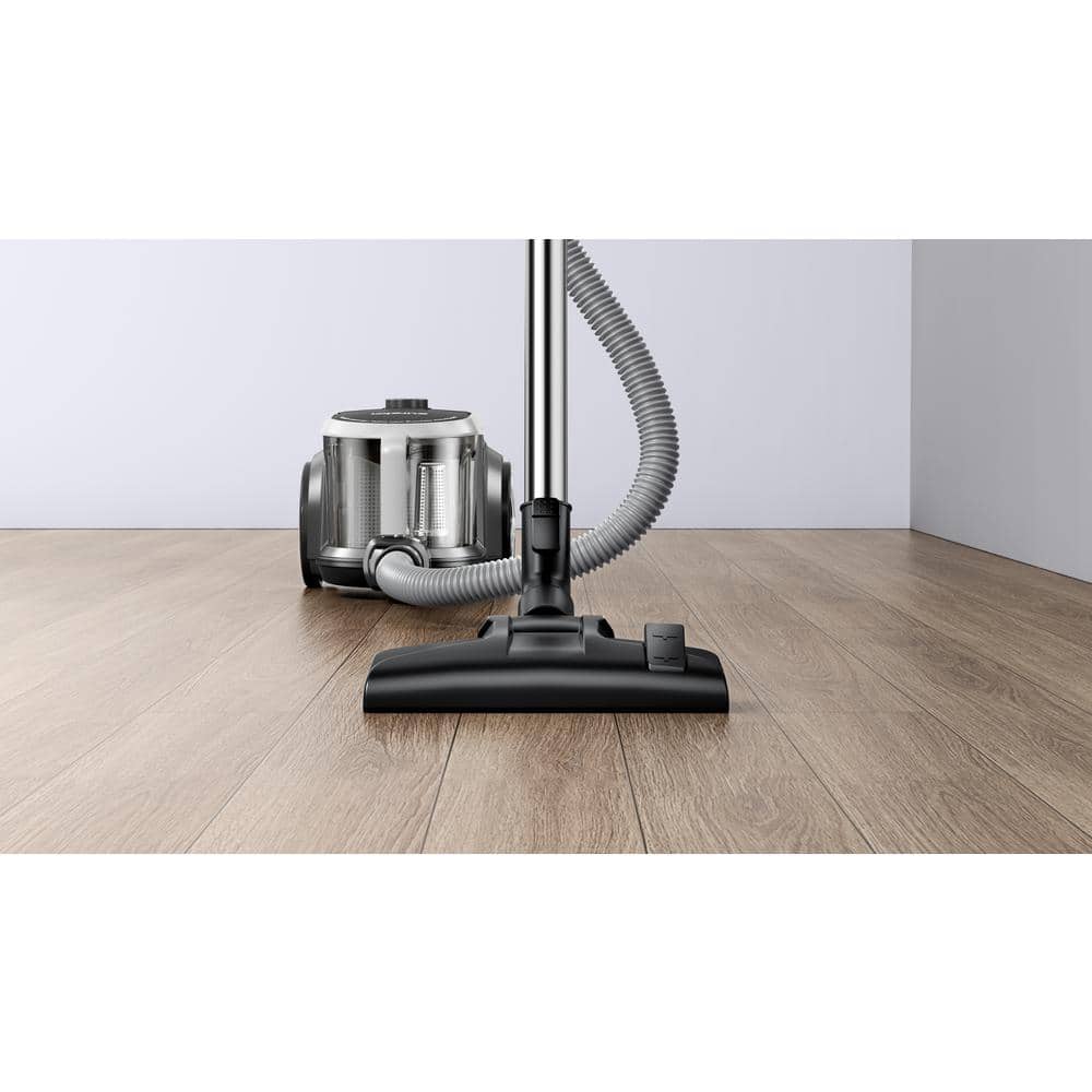 Eureka Silver Bagless Canister Vacuum with HEPA Filter for Pets