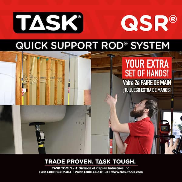 5 ft. 3 in. to 10 ft. Medium Quick Support Rod (2-Pack)