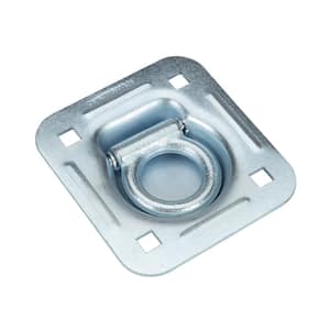 3/8 in. Standard Duty Bolt-On Recessed Mount D-Ring with Back Plate and 1,667 lb. Safe Work Load - 1 pack