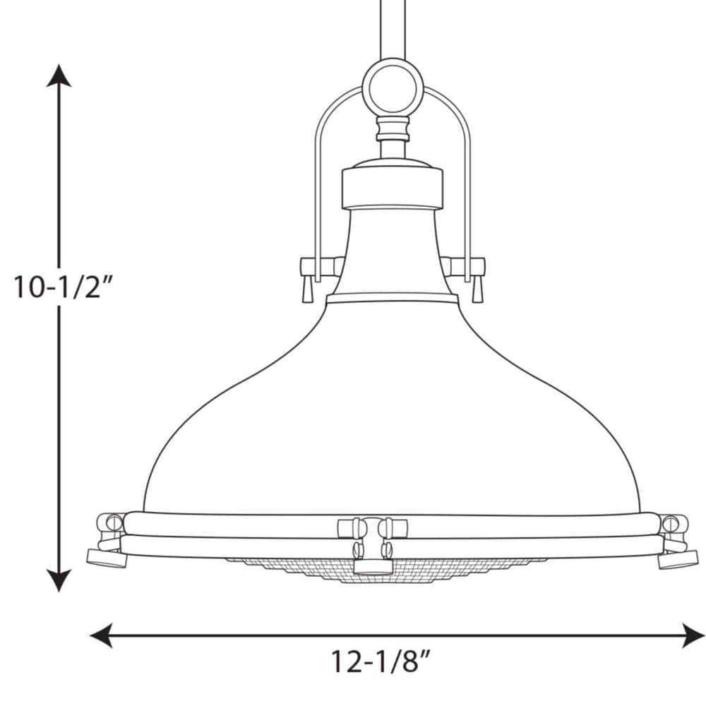 Mini Brushed Nickel LED Pendant Light with Glass Shade