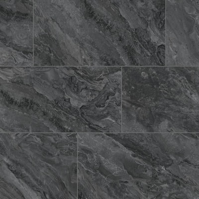 Daltile Vencenia Onyx 12 in. x 24 in. Polished Porcelain Stone Look Floor and Wall Tile (15.5 sq. ft. /case) VN40RCT1224PLHD