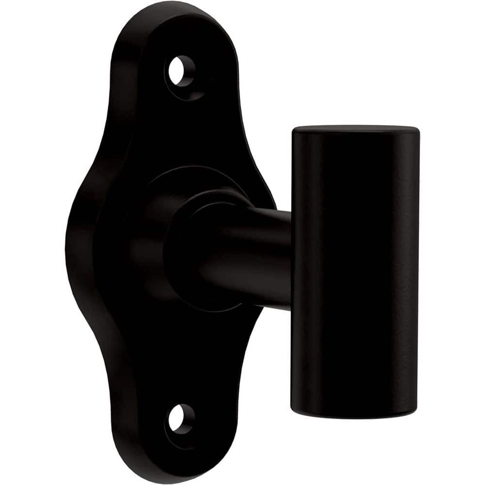 Calloway Knob Wall Mounted Single Robe/Towel Hook Bath Hardware Accessory in Matte Black price history on PriceWatchPro