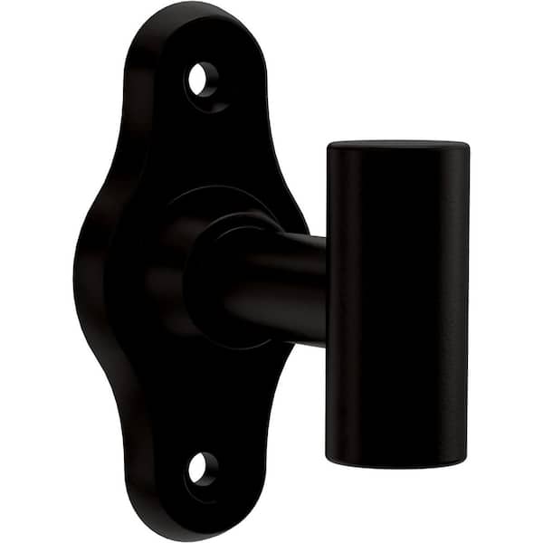 Calloway Knob Wall Mounted Single Robe/Towel Hook Bath Hardware Accessory in Matte Black