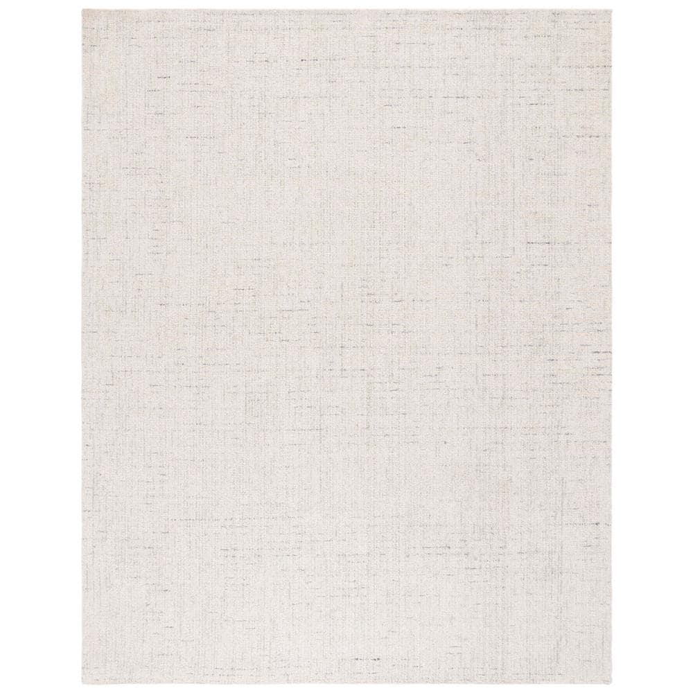 SAFAVIEH Abstract Ivory/Light Gray 11 ft. x 15 ft. Speckled Area Rug ...