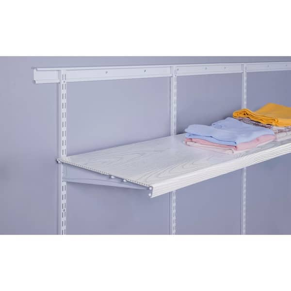 Decorative Wire Shelving Covers Vlr Eng Br   White Everbilt Wall Mounted Shelves 90340 31 600 