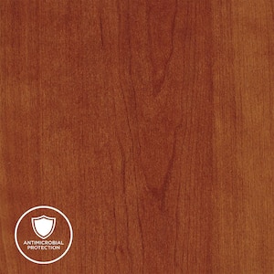 3 in. x 5 in. Laminate Sheet Sample in Biltmore Cherry with Premium Textured Gloss Finish