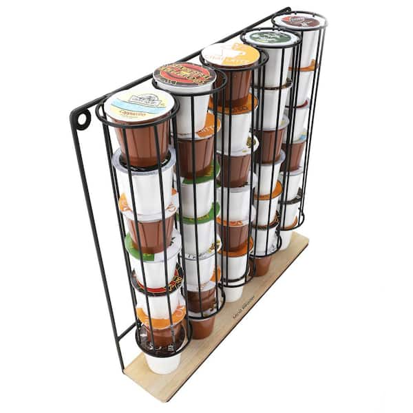 Coffee Pod Drawer Holder K Cup Capsule Storage Organizer 2 Tier Kcup Coffee  Pods Holder With Sliding Baskets for 72 Capacity K Pod, Suit for Home