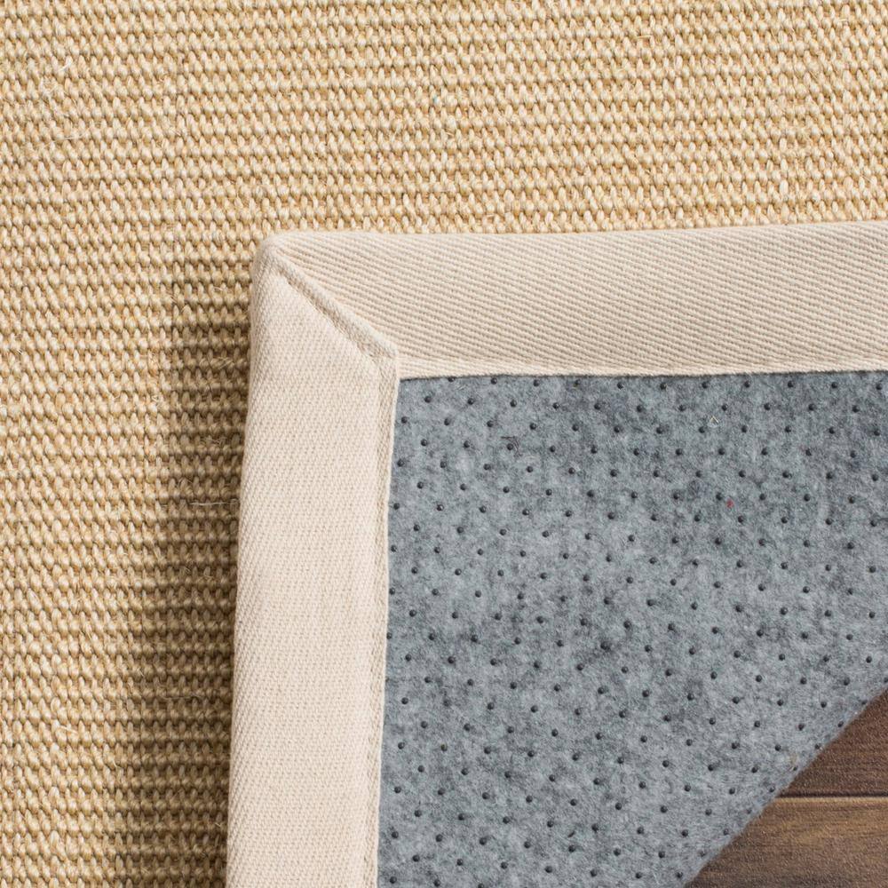 Maize and Wheat 9' x 12' Sisal Area Rug with Cotton Border