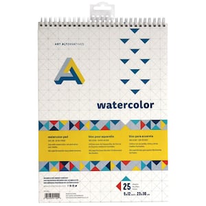 9 in. x 12 in. Watercolor Pad Spiral Bound