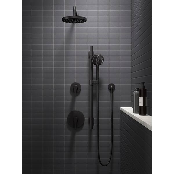 Kohler Awaken Dusch-Set In Mattschwarz – 2-in-1 Duschkopf & Handbrause Mit 3 Sprühfunktionen