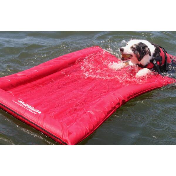 Red Small Lazy Dog Lounger Pool and Lake Raft Float SM-RE-718 The Home  Depot