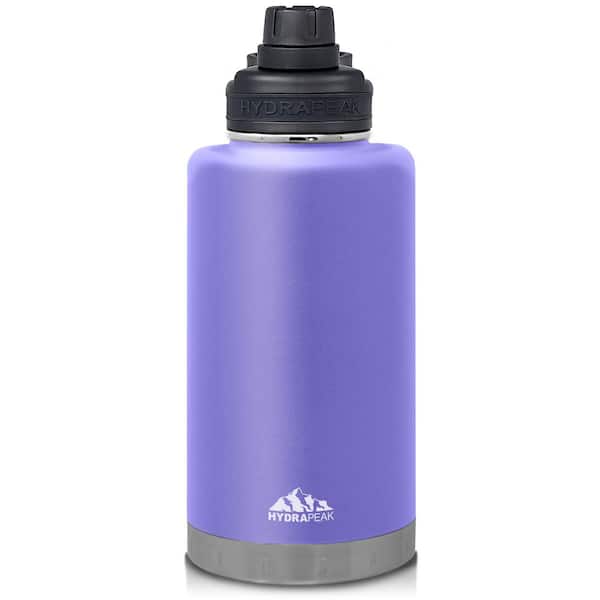 HYDRAPEAK Active 40 Oz Stainless Hot Cold Water Bottle w/ 3 Lids Silicon  Boot