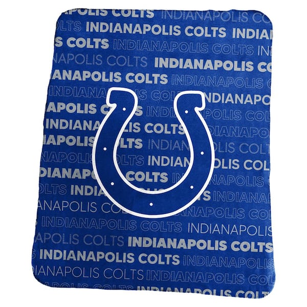 logobrands Indianapolis Colts Multi-Colored Classic Fleece Throw