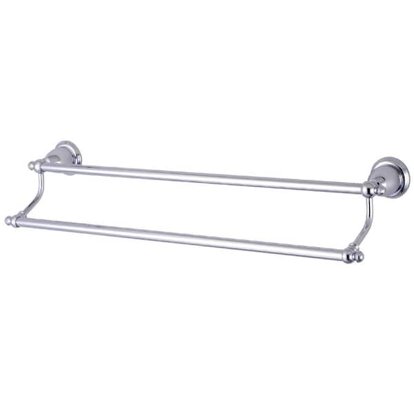 Kingston Brass English Vintage 18 in. Wall Mount Dual Towel Bar in Polished Chrome