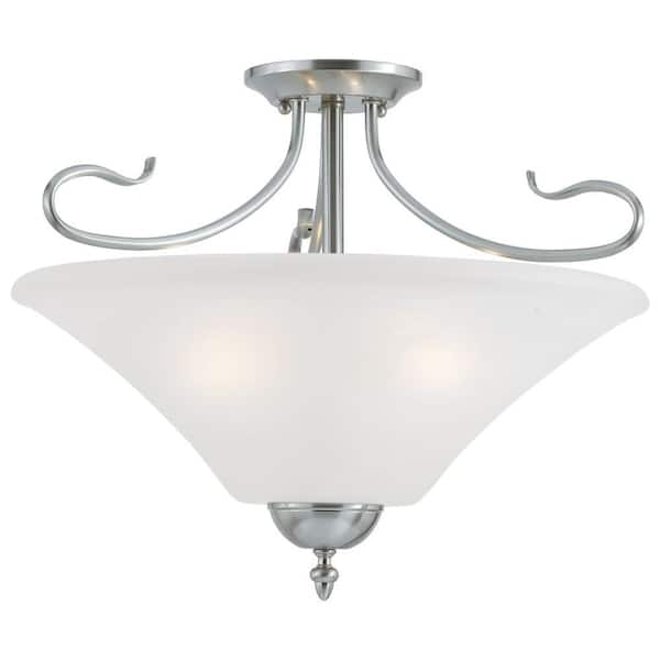 Elipse 3-Light Brushed Nickel Hanging Pendant