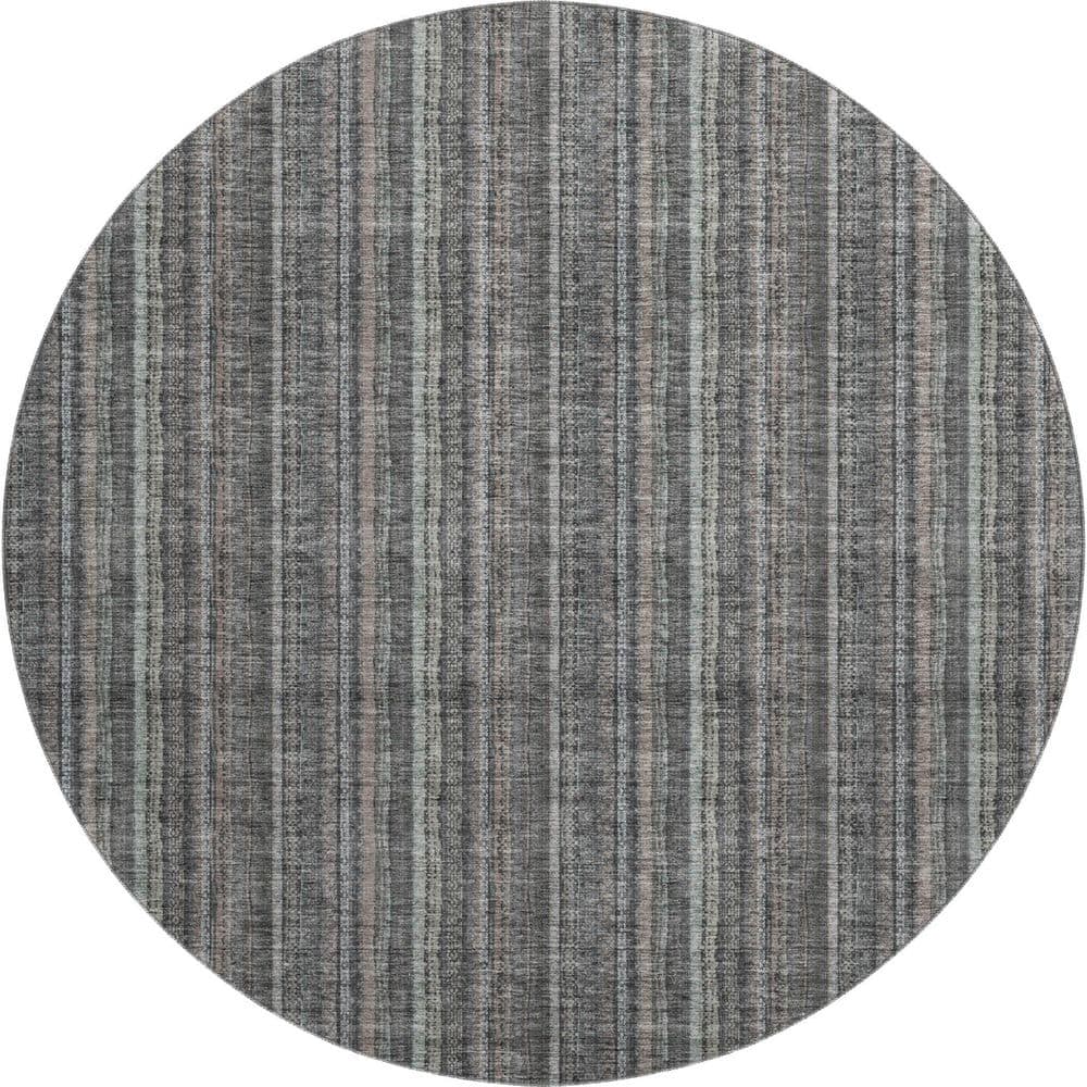 Addison Rugs Mayfield Premium Machine Washable Abstract AMF982 Gray 8 ...