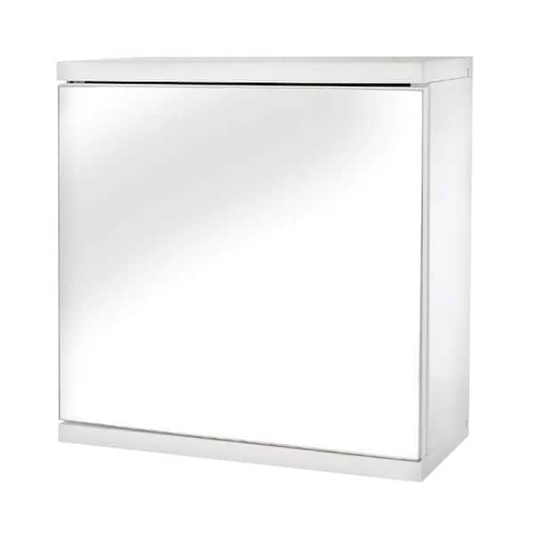 Croydex 11.8 in. W x 5.51 in. D x 13.78 in. H Bathroom Storage Wall Cabinet in White