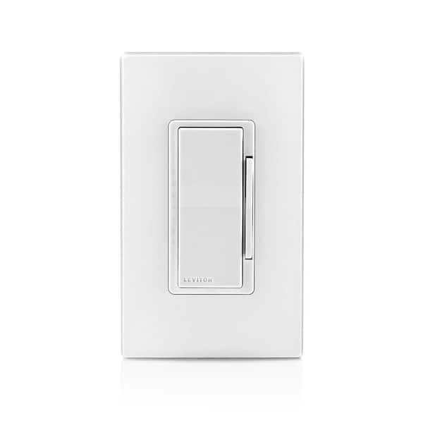 Leviton Decora Dimmer/Timer with Bluetooth Technology and Wallplate Included, White