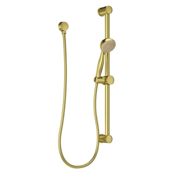 Pfister 3-Spray Hand Shower with Wall Bar in Brushed Gold