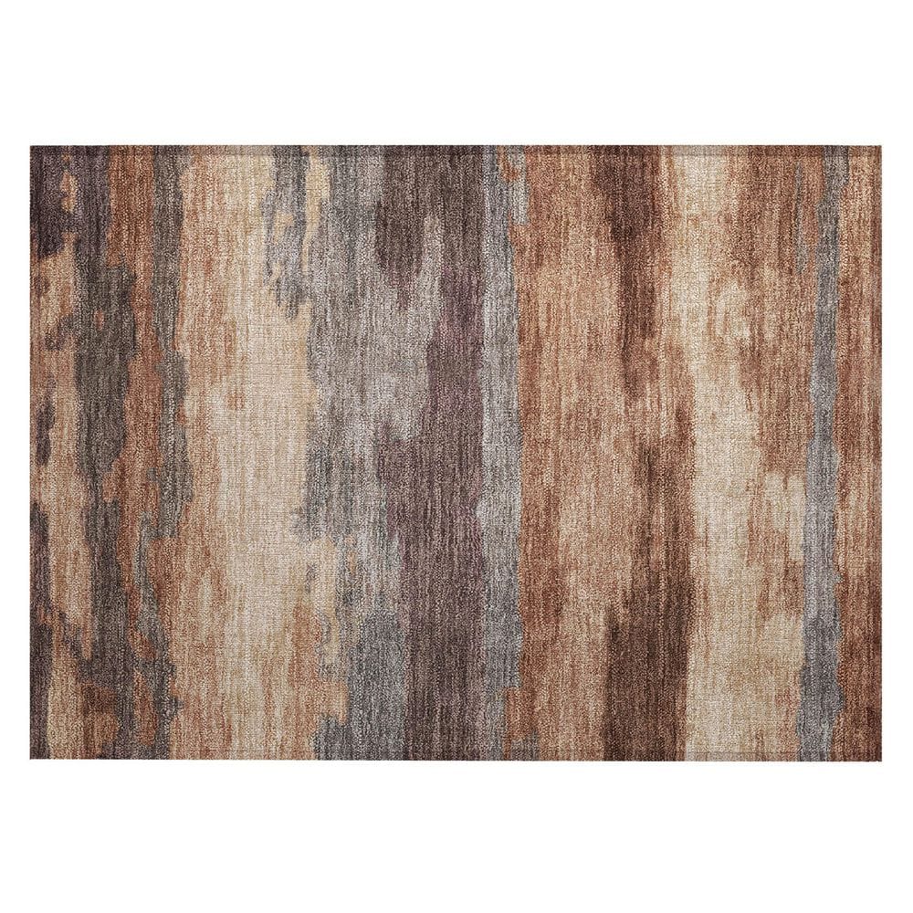 Chantille Machine Washable Indoor/Outdoor Abstract ACN2870 Paprika 3 ft. x 4 ft. Area Rug price history on PriceWatchPro