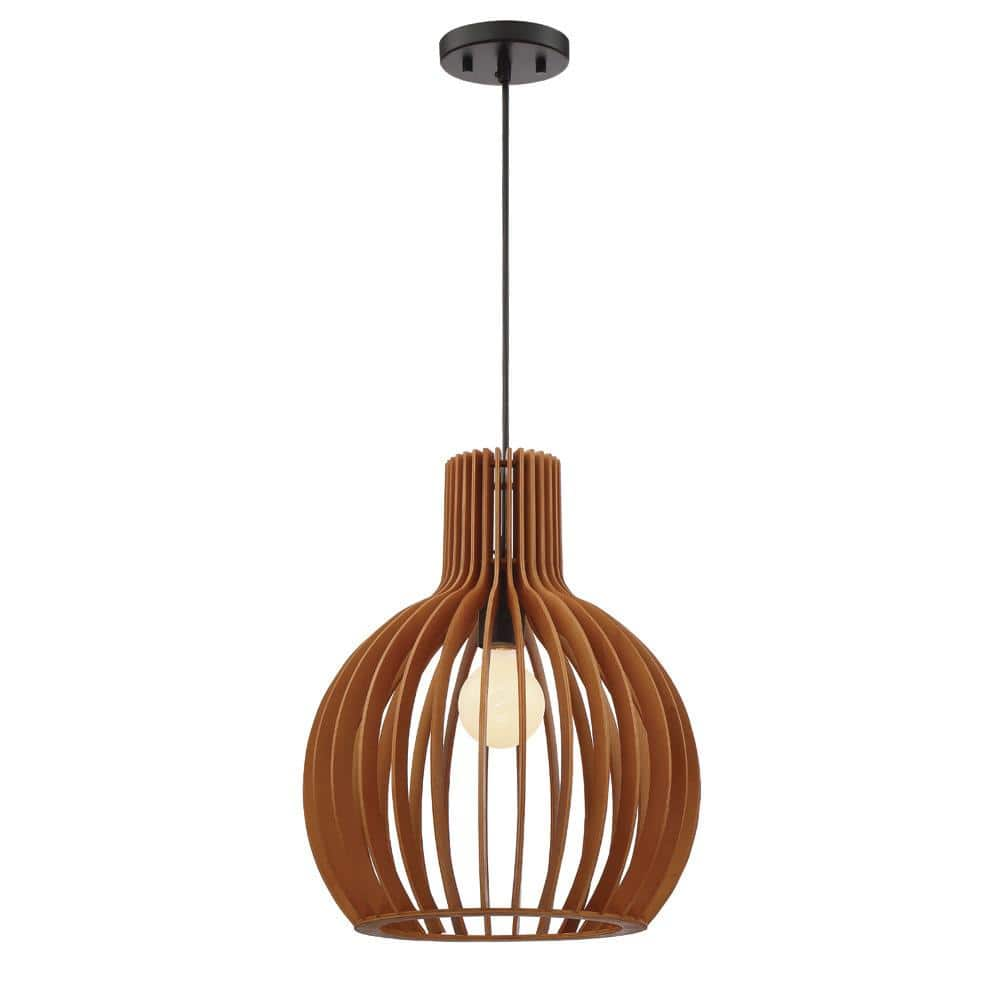 home depot wood pendant light