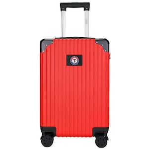 Texas Rangers premium 2-Toned 21 in. Carry-On Hardcase in Red