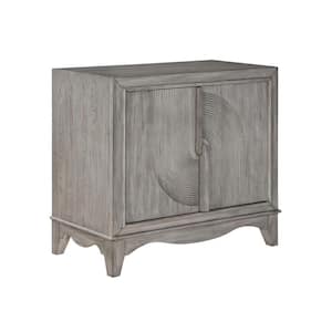 Carbondale Grey 32 in. H Storage Cabinet with Two Doors