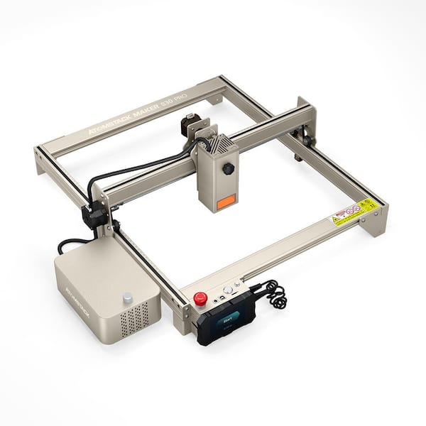 ATOMSTACK 33 W Gold Laser Engraver for Wood, Cardboard, Leather, etc. Built-in F30 Pro Air Assist System