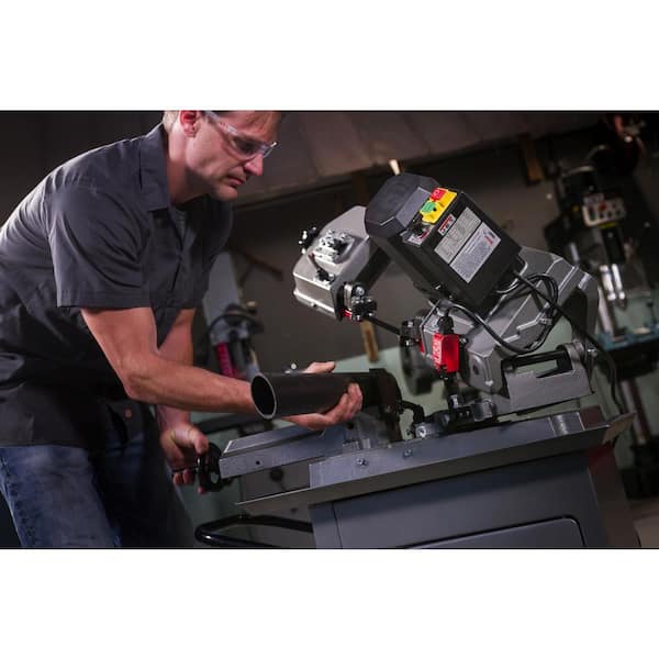 HBS-56MVS 5 in. x 6 in. 0.5 HP 115-Volt Variable Speed Mitering Horizontal Bandsaw