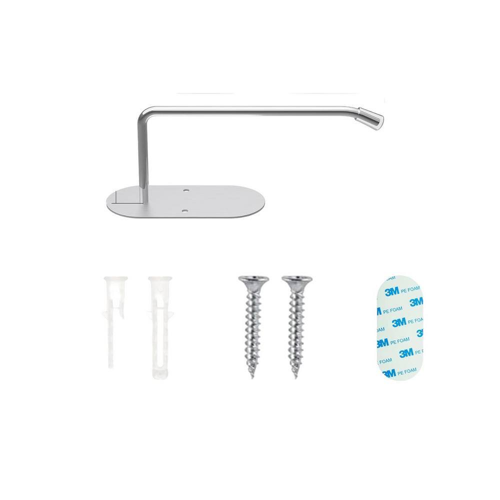 Tumbler Lid Organizer Hook for Kitchen Organizers in Silver Wall Mount