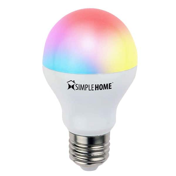 Simple Home Wi-Fi Smart LED Multi-Color Light Bulb