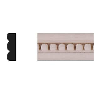 3/16 in. x 1/2 in. x 4 ft. Basswood Strip Moulding