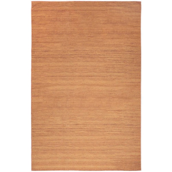 Washable Essentials Copper 5 ft. x 7 ft. All-over design Contemporary Area Rug