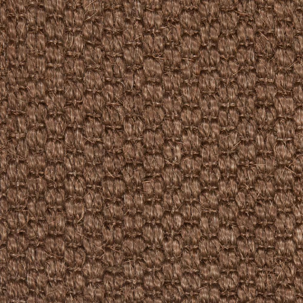 Handmade Tufted Chocolate Cotton Basket Weave Rug 3' x 5'