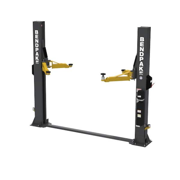 BENDPAK XPR-9TF 2 Post Car Lift with 9000 lb. Capacity, Floorplate, Chain-Over, Adjustable Width, Screw Pads