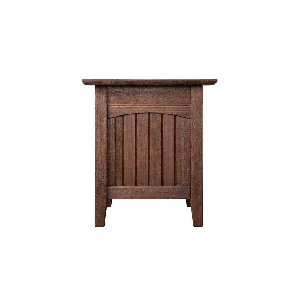 Nantucket White End Table with Charging Station - thumbnail 9