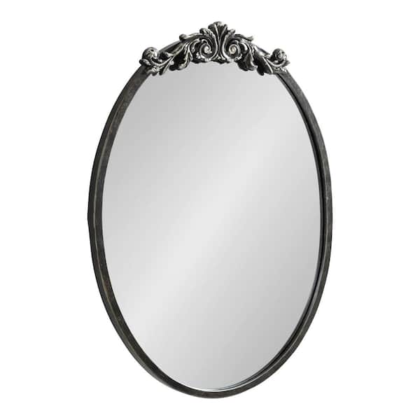 Kate And Laurel Arendahl 24 In X 18, Ikea Black Frame Round Mirror
