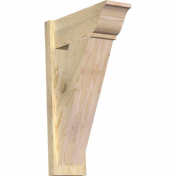 Ekena Millwork 8 in. x 32 in. x 20 in. Traditional Rough Sawn Douglas Fir Outlooker