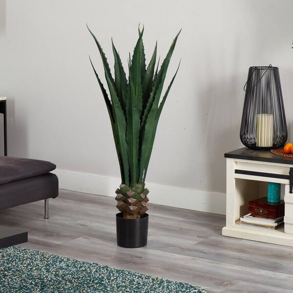 Nearly Natural 52 in. Artificial Giant Agave Plant 6768 - The Home