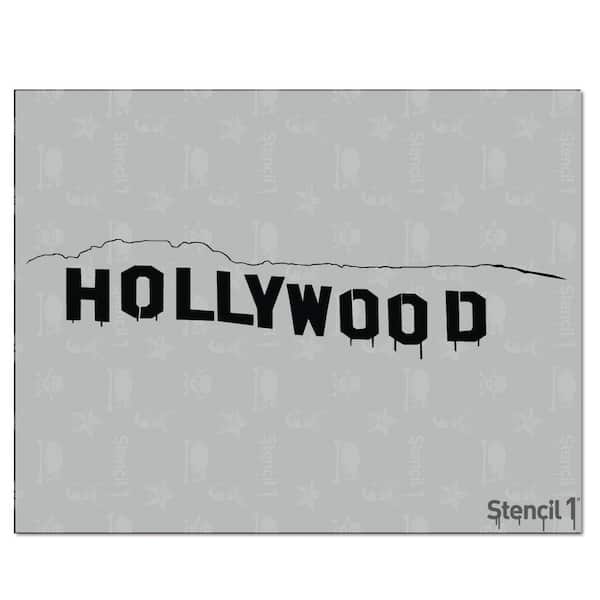Stencil1 Hollywood Sign Stencil