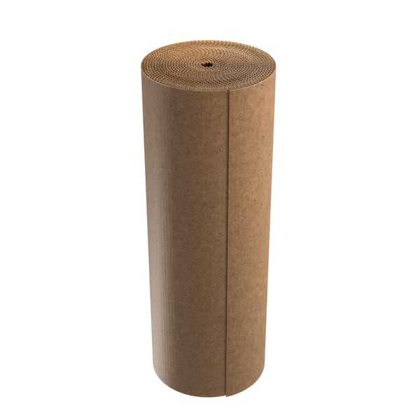2 Pack 12 Feet x 35 Inch Corrugated Cardboard Roll White Single Face  Corrugated Cardboard Corrugated Paper Corrugated Cardboard Sheets for  Moving