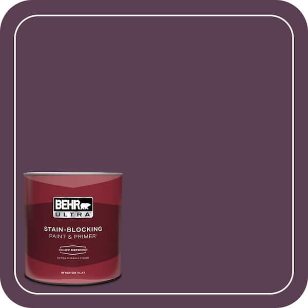 BEHR ULTRA 1 qt. #PPU17-03 Vixen Extra Durable Flat Interior Paint & Primer